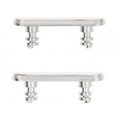 Volume Side Button Outer For Apple Iphone 11 Pro Max White By - Maxbhi Com