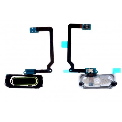 Home Button Complete For Samsung Galaxy S5 Blue By - Maxbhi Com