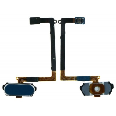 Home Button Complete For Samsung Galaxy S6 64gb Blue By - Maxbhi Com