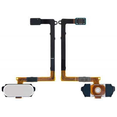 Home Button Complete For Samsung Galaxy S6 64gb White By - Maxbhi Com