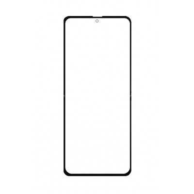 Replacement Front Glass For Samsung Galaxy Z Flip 5g Black By - Maxbhi Com