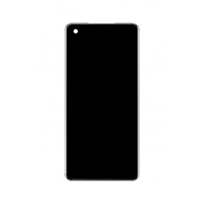 Lcd Frame Middle Chassis For Vivo Iqoo 5 5g Blue By - Maxbhi Com