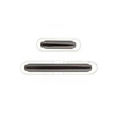 Volume Side Button Outer for Alcatel Pixi 4 - 4 Black - Plastic Key