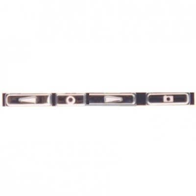 Volume Side Button Outer For Nokia E75 Silver Black By - Maxbhi Com
