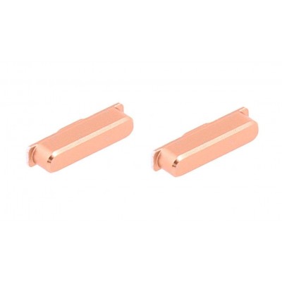 Volume Side Button Outer for Oppo R11 Plus White - Plastic Key