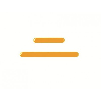 Volume Side Button Outer for Intex Aqua Ace Mini Black - Plastic Key