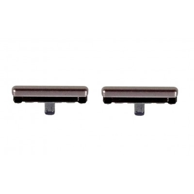 Volume Side Button Outer for ZTE Blade X White - Plastic Key