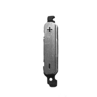 Volume Side Button Outer for Nokia 6500 slide White - Plastic Key