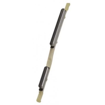 Volume Side Button Outer For Lenovo Sisley S90 Silver By - Maxbhi Com