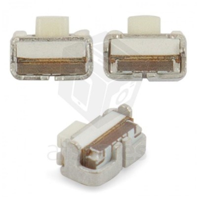 Volume Side Button Outer for Samsung C100 White - Plastic Key