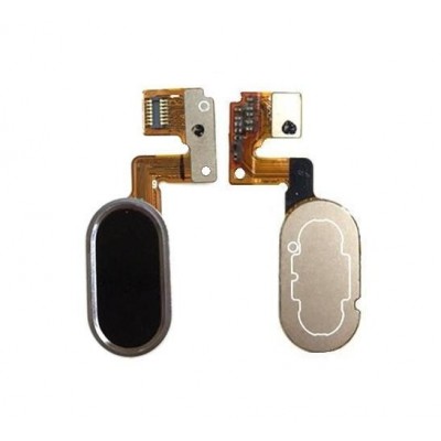 Home Button Complete For Meizu M3 Note M681h Grey By - Maxbhi Com
