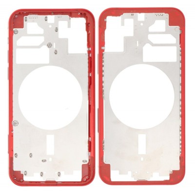 Lcd Frame Middle Chassis For Apple Iphone 12 Red By - Maxbhi Com
