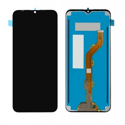 LCD with Touch Screen for Tecno Spark Go Plus White