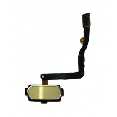 Home Button Complete For Samsung Galaxy C7 2017 Gold By - Maxbhi Com