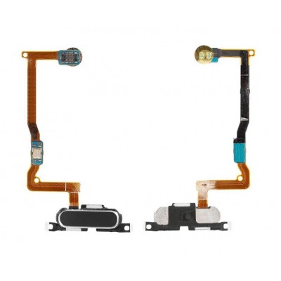 Home Button Complete For Samsung Galaxy Alpha S801 Black By - Maxbhi Com