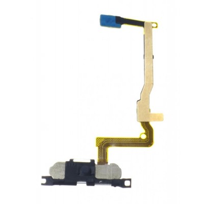 Home Button Complete For Samsung Galaxy Alpha S801 Silver By - Maxbhi Com