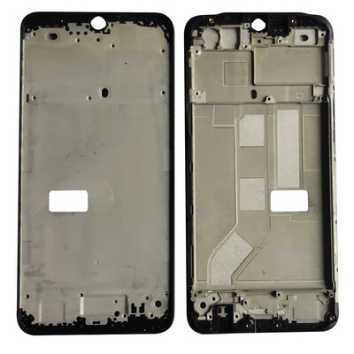 Lcd Frame Middle Chassis For Oppo A12s Silver By - Maxbhi Com