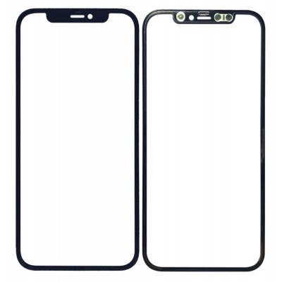 Replacement Front Glass For Apple Iphone 12 Pro Silver By - Maxbhi Com