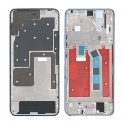 Lcd Frame Middle Chassis For Huawei Y9a White By - Maxbhi Com