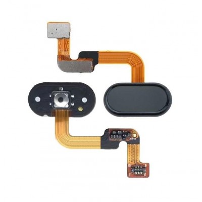 Home Button Complete For Meizu M6 Note 16gb Black By - Maxbhi Com