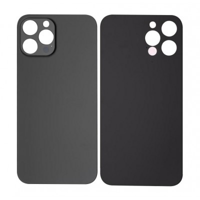 Back Panel Cover For Apple Iphone 12 Pro Max Black - Maxbhi Com