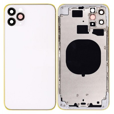 Full Body Housing For Apple Iphone 12 Pro Max Silver - Maxbhi Com