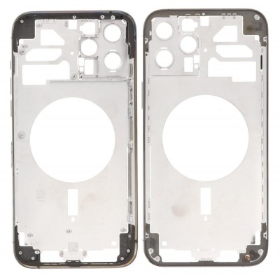 Lcd Frame Middle Chassis For Apple Iphone 12 Pro Max Blue By - Maxbhi Com