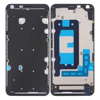 Lcd Frame Middle Chassis For Lg Q6 Plus Black By - Maxbhi Com