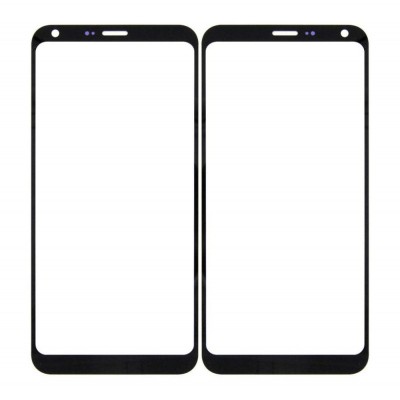 Replacement Front Glass For Lg Q6 Plus Gold By - Maxbhi Com