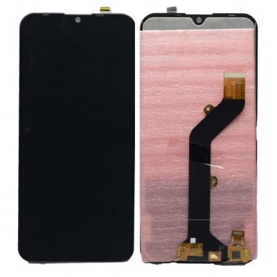 Lcd With Touch Screen For Tecno Spark 4 Air Purple By - Maxbhi Com