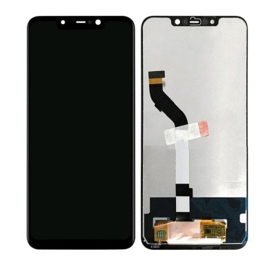 Lcd With Touch Screen For Xiaomi Pocophone F1 Grey By - Maxbhi Com