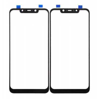 Replacement Front Glass For Xiaomi Pocophone F1 Grey By - Maxbhi Com