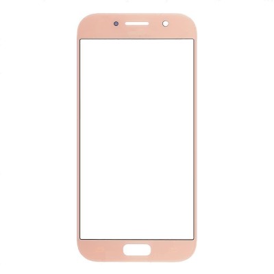 Replacement Front Glass For Samsung Galaxy A5 2017 Pink By - Maxbhi Com