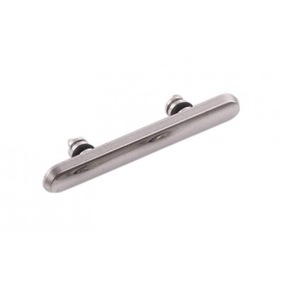 Power Button Outer For Apple Iphone Xs Max Silver By - Maxbhi Com