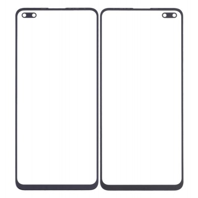 Replacement Front Glass For Infinix Zero 8i Black By - Maxbhi Com