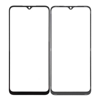 Replacement Front Glass For Xiaomi Redmi 9c Black By - Maxbhi Com