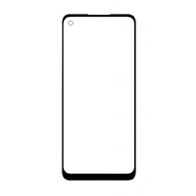 Replacement Front Glass For Oppo A53s White By - Maxbhi Com