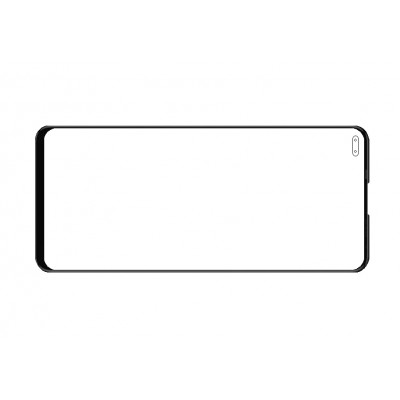 Replacement Front Glass For Tecno Camon 16 Pro Black By - Maxbhi Com