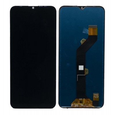 Lcd With Touch Screen For Tecno Spark 6 Go White By - Maxbhi Com