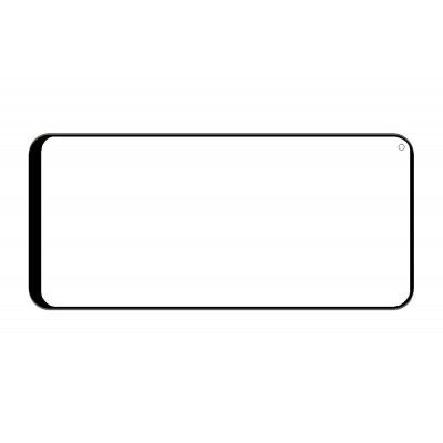 Replacement Front Glass For Tcl 10l Black By - Maxbhi Com