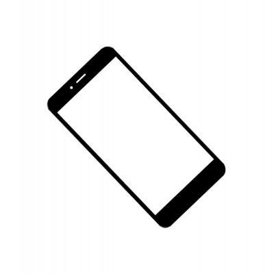 Replacement Front Glass For Lava Z41 Blue By - Maxbhi Com