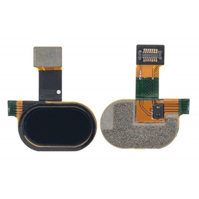 Home Button Complete For Motorola Moto E4 Plus Usa Black By - Maxbhi Com