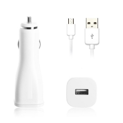 Car Charger for ZTE Open C with USB Cable