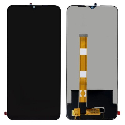Lcd With Touch Screen For Oppo A15s Silver By - Maxbhi Com