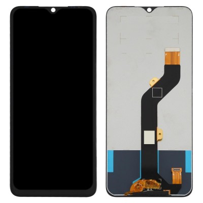 Lcd With Touch Screen For Tecno Spark 5 Air White By - Maxbhi Com
