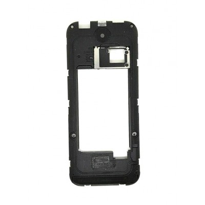 Lcd Frame Middle Chassis For Nokia 225 Dual Sim Yellow By - Maxbhi Com