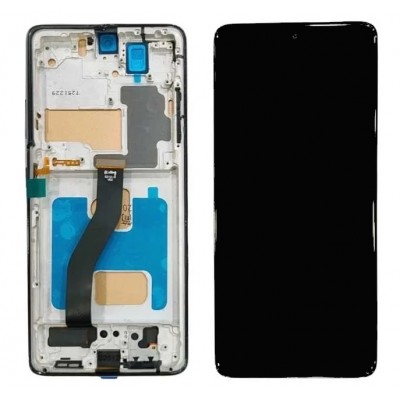 Lcd With Touch Screen For Samsung Galaxy S21 Ultra Black By - Maxbhi Com