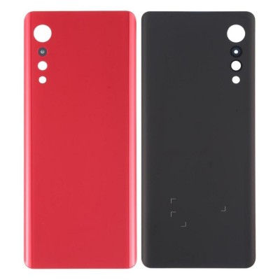 Back Panel Cover For Lg Velvet 5g Red - Maxbhi Com