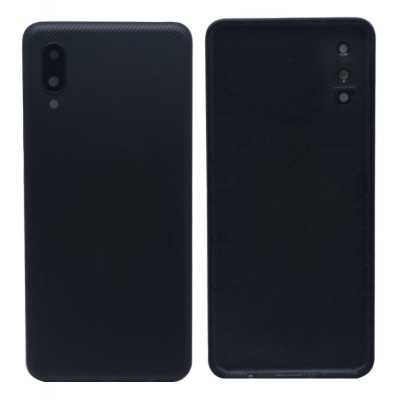 Back Panel Cover For Samsung Galaxy M02 Black - Maxbhi Com