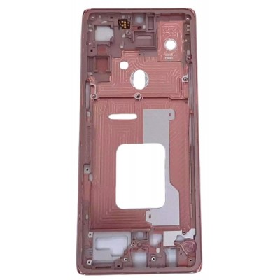 Lcd Frame Middle Chassis For Lg Velvet 5g Pink By - Maxbhi Com